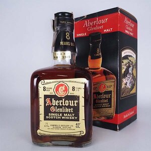 ★アベラワー グレンリベット 8 ★特級従価 ＊箱付 ※ 760ml 43% ABERLOUR GLENLIVET TL01011