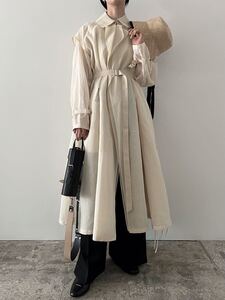 TENNE HANDCRAFTED MODERN テンハンドクラフテッドモダン 2022SS LAYERED TRENCH COAT トレンチコート 定価79.200円