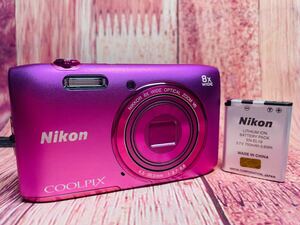 Nikon COOLPIX S3600 ニコン ピンク 