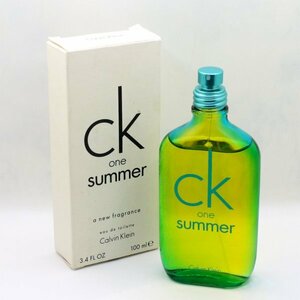 【送料無料】未使用 カルバンクライン シーケーワン サマー 2014 100ml◆CK one◆シーケーワンサマー2014◆シーケーサマー2014◆香水◆