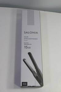 SALONIA サロニア ストレート ヘアアイロン ブラック 15mm SL-004S 未使用 (R604