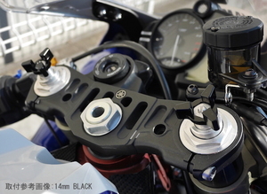 即納可【送料無料】ブラック 22mm フロントフォーク プリロード アジャスター ZX-6R Z1000 GSX-R750 CBR954RR CBR1000RR CBR600RR CBR929RR