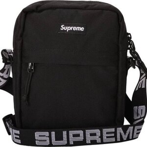 ★ 18SS Supreme シュプリーム Shoulder Bag ショルダーバッグ ショルダー バッグ small box logo スモール ボックスロゴ (ブラック黒)GSR