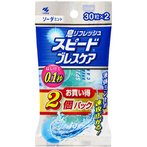 スピ-ドブレスケアソ-ダミント30粒2個パツク × 72点