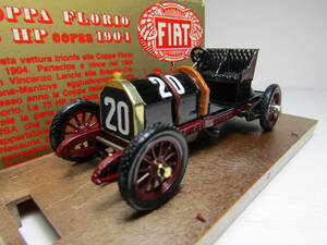 FIAT 1/43 Coppa Florio 75 HP corsa 1904 Alfa Romeo Ferrari 元祖 レーシングカー ♯20 イタリア製 ヴィンテージ ブルム brumm 当時物