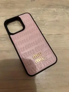 【値下げしました】miumiu iPhone 13 Pro ケース