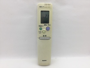 SANYO　エアコンリモコン　RCS-SR1　中古品A-6842