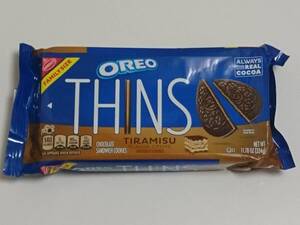 【レア】OREO THINS TIRAMISU オレオ シンズ ティラミス ファミリーサイズ 334g 薄型 海外限定 アメリカ USA