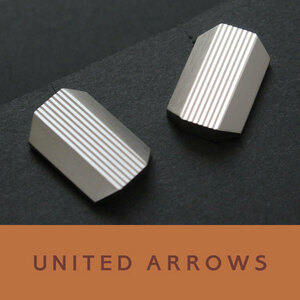 3690◆ユナイテッドアローズ◆カフス◆シルバー◆カフスボタン～カフリンクス◆上質セレクトショップ～UNITED ARROWS◆新品