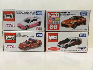 トミカ No.86 トヨタ 86 (初回特別仕様) &AEON No.31 No.38 トヨタ 86 &トイザらス オリジナル86レーシングシリーズ トヨタ 86 4台セット