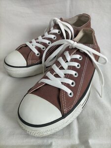 状態良好 90s USA製 ビンテージ CONVERSE ALL STAR LOW コンバース オールスター ローカット キャンバス US5 24cm ブラウン