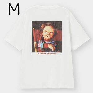 Mサイズ 完売品 チャイルドプレイ ユニバーサルピクチャーズ コラボ Tシャツ GU グラフィックT チャイルド・プレイ チャッキー MOVIE