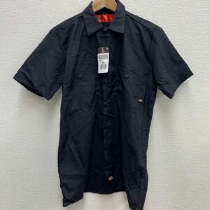 Dickies ディッキーズ 半袖 ワーク シャツ SHIRT 両胸 ポケット ブラック S