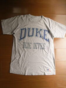 90s 古着 USA製 DUKE BLUE Devils ブルーデビルズ　Tシャツ シングルステッチ L 