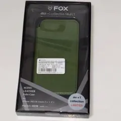 FOX Aging Leather Case iPhone 13 グリーン