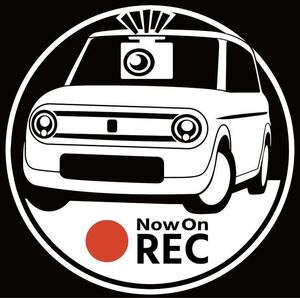 スズキ　ラパン　ドラレコ　ドライブレコーダー　ステッカー　無料で車種やカラーを変更可能です