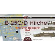 新品塗料・工具 1/48 B-25C/D ”ザ・グリムリーパーズ 1942年” デカール [MKMDKD48066]