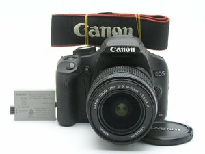 ★ハローカメラ★0984 Canon EOS Kiss X3 ( EF-S 18-55mm F3.5-5.6 IS STABILIZER ) 本体とバッテリーのみ 動作品 1円スタート 即決有り