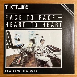 THE TWINS Face To Face - Heart To Heart 12インチ シングル 33回転 QUALITY RECORDS