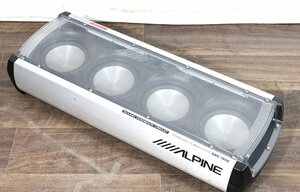 【ト長】ALPINE アルパイン SWE-1900 パワード・サブウーファー アンプ内蔵 ウーハー ボックス型 オーディオ機器 音響機器 IR651IOE92