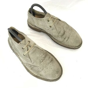 ビズビム/visvim★クレープソール/スエード本革/ウイングチップ【7M/25.0/ベージュ/BEIGE】ビジネス/シューズ/靴/boots/Shoes◆cD-101