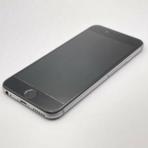 中古ジャンク品扱いApple アップル iPhone 6 64GB スペースグレイ ドコモ 1円 から 売り切り