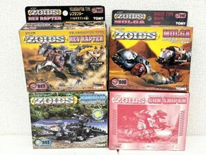 D509-000000 TOMMY トミー おもちゃ 玩具 4点まとめ売り ZOIDS ゾイド レブラプター ペロキラプトル型 パリゲーター ワニ型 他⑥