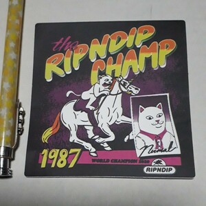 RIPNDIP リップンディップ　ステッカー　未使用　猫　ねこ　ネコ