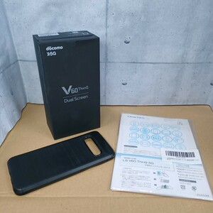 LG V60 ThinQ 5G Docomo L-51A デュアルスクリーン スマホ 箱付属品のみ ケース 保護シート