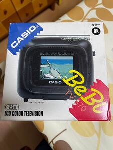 未使用品　CASIOカシオ液晶テレビ　TV-570黒　２.２型　昭和レトロ　動作未確認