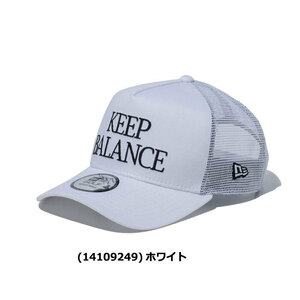 【定価3,960円】ニューエラ ゴルフ キャップ (14109249) 9FORTY A-Frame トラッカー Keep Balance 新品値札付き 2024新作【NEW ERA正規品】