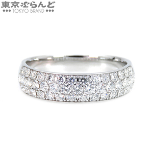 101714556 タサキ TASAKI パヴェ ダイヤモンド リング K18WG 19号相当 総0.84ct ホワイトゴールド リング・指輪 ユニセックス 仕上済