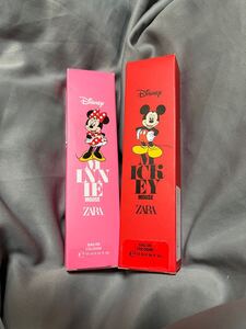 Y ZARA オードトワレ　10ml ミッキーマウス&ミニーマウス　２本組　新品未使用品