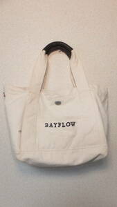 ★BAYFLOW★tote bag ベイフロートートバッグ USED IN JAPAN お買い物　日本より　FROM JAPAN