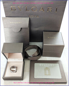 ◆◇◆BVLGARI ブルガリ◆◇◆B-zero1 ビーゼロワン リング 指輪　K18 ホワイトゴールド○51(11号相当)