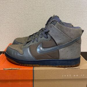 NIKE ナイキ DUNK HIGH ダンク ハイ デラックス グラファイトDeluxe Ostrich Light Graphite