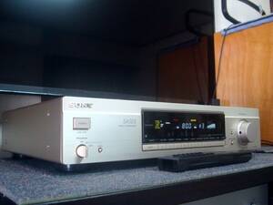 SONY ST-SA5ES FM/AM STEREO TUNER メンテナンス、調整済完動品 (中古品) リモコン、純正AMアンテナ付き、かなりの美品 #251170_Silver