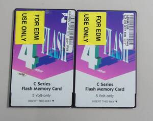 KN803 【現状品】 C Series Flash Memory Card 5 Volt-only 4MB 2枚セット