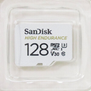 送料無料メール便 128GB microSDXCカード マイクロSD サンディスク 高耐久ドライブレコーダー向 CL10 V30 U3 SDSQQNR-128G-GN6IA/3104