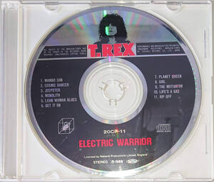 CD　洋楽　 T. REX ELECTRIC WARRIOR T.レックス / 国内盤 20CP-11　CDのみ