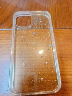 iPhoneクリアケース キラキラ 透明