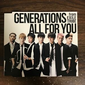 (531-1) 中古CD100円 GENERATIONS from EXILE TRIBE All For You【official Shop限定商品】