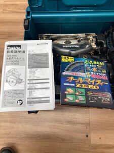 キングラム[22]マキタ MAKITA 充電式マルノコ 丸ノコギリ 電動工具125ｍｍ HS005G 充電器有 通電確認OK 中古 送料無料 25000円スタート