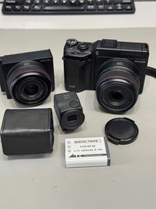 ★美品★RICOH GXRボディ+単焦点レンズユニット28mm+ 50mm+液晶ビューファインダー