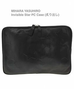 TK 新品同様 MIHARA YASUHIRO 炙り出しスターPCケース Invisible Star PC Case クラッチバッグ ミハラヤスヒロ