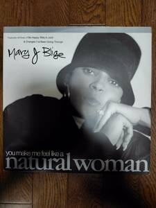 Mary j blige/you make me feel like a natural woman 12インチシングルレコード