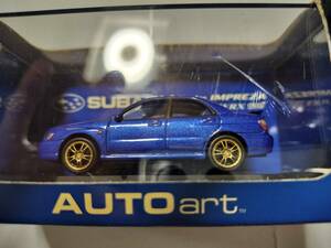 オートアート １／64 スバル　インプレッサ AUTO art SUBARU NEW AGE IMPREZA STi　ミニカー