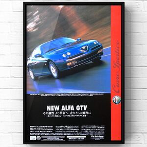 当時物 アルファロメオ GTV 広告/ 916 ミニカー ホイール マフラー シート スイッチ 内装 純正 部品 パーツ カスタム 1/18 ミニカー 1/18