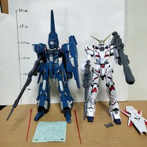 MG 1/100 RX-0 ユニコーンガンダム ver.ka リゼル 素組 完成品 ガンダム UC HG ジャンク フィギュア バンシィ ノルン 可変可能 ガンプラ 