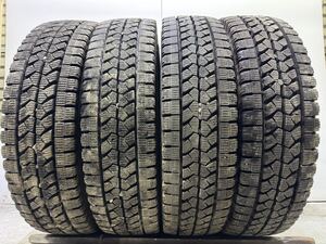 ☆1430 【205/80R17.5 120/118L LT】 バリ溝・激安　　2021×3・2022×1 ブリヂストン　BLIZZAK W979 冬×4 約12mm